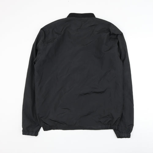 Destroy Mens Black Bomber Jacket Jacket Size L Zip