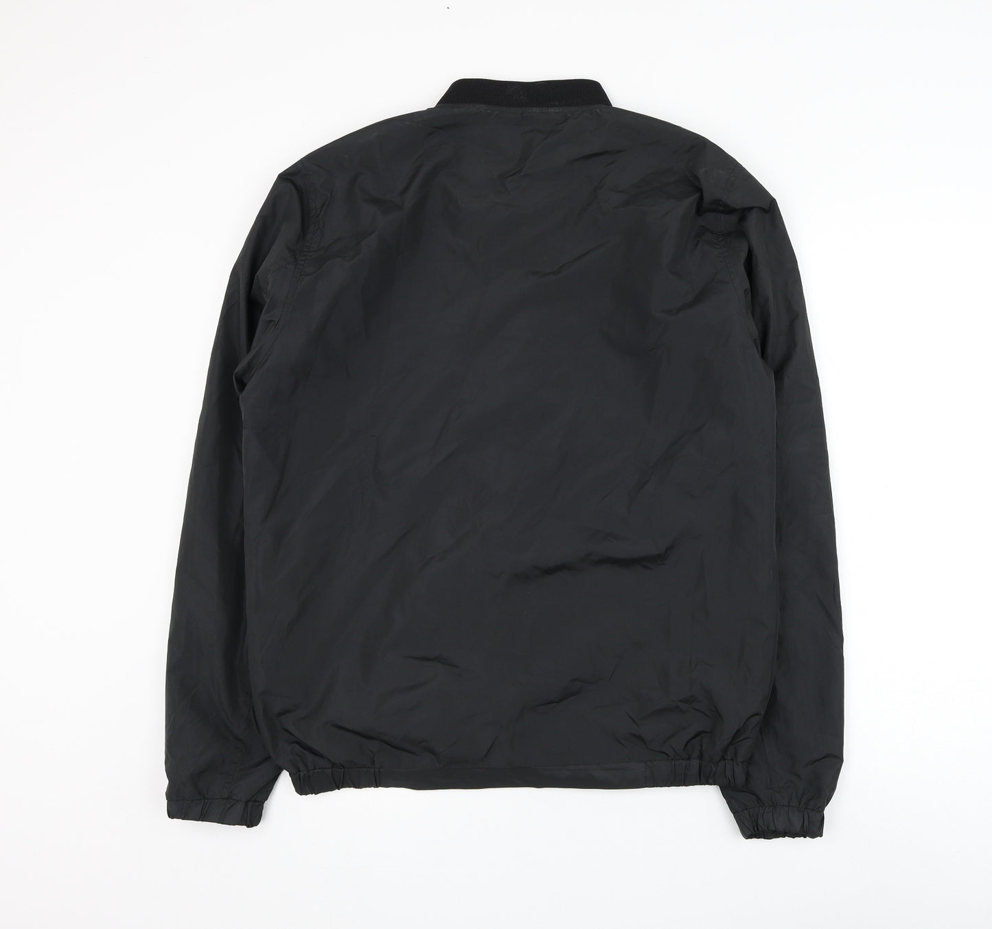 Destroy Mens Black Bomber Jacket Jacket Size L Zip