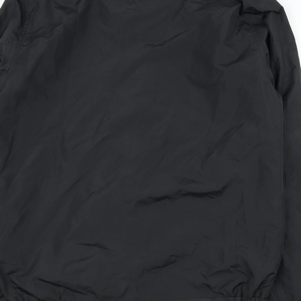 Destroy Mens Black Bomber Jacket Jacket Size L Zip