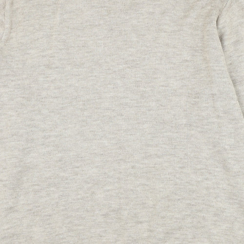 Armando Mens Brown V-Neck Geometric Acrylic Pullover Jumper Size L