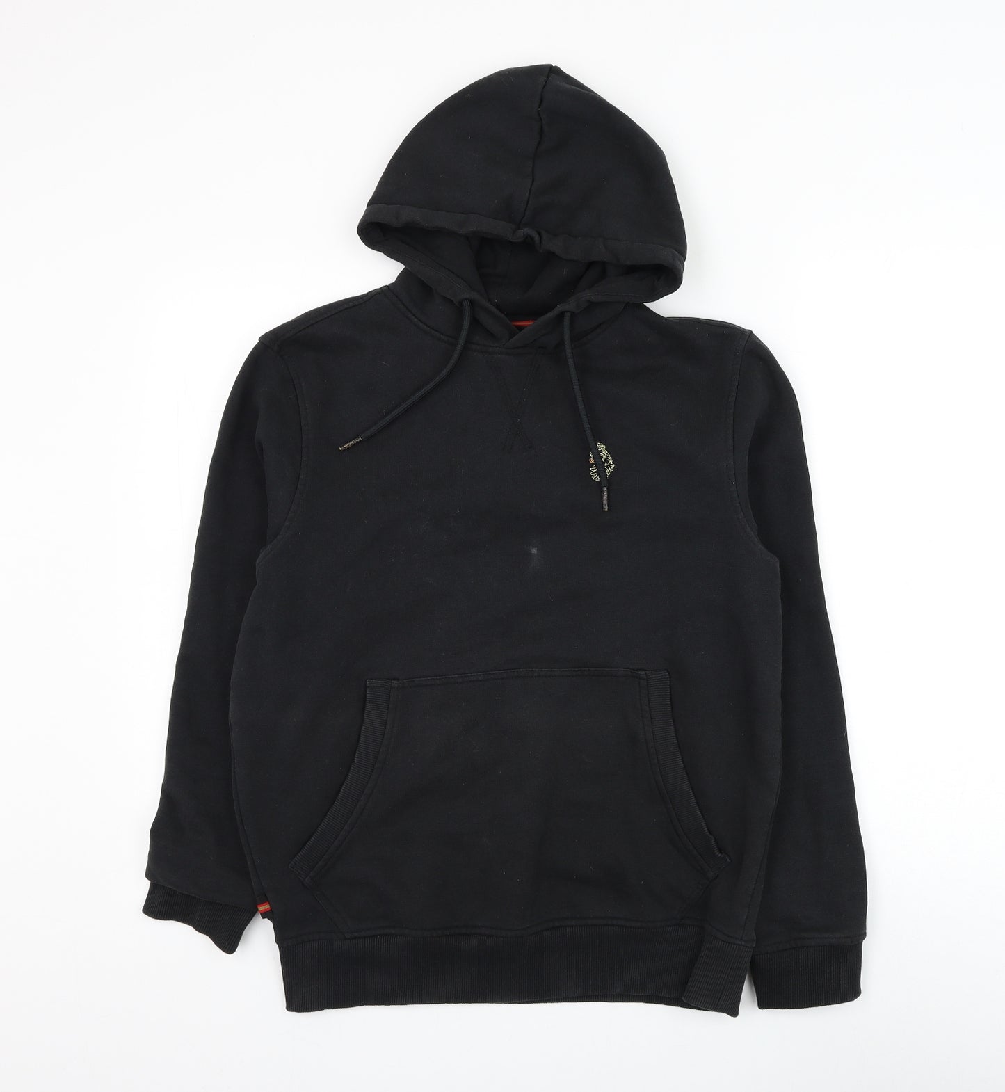 Luke 1977 Mens Black Cotton Pullover Hoodie Size S