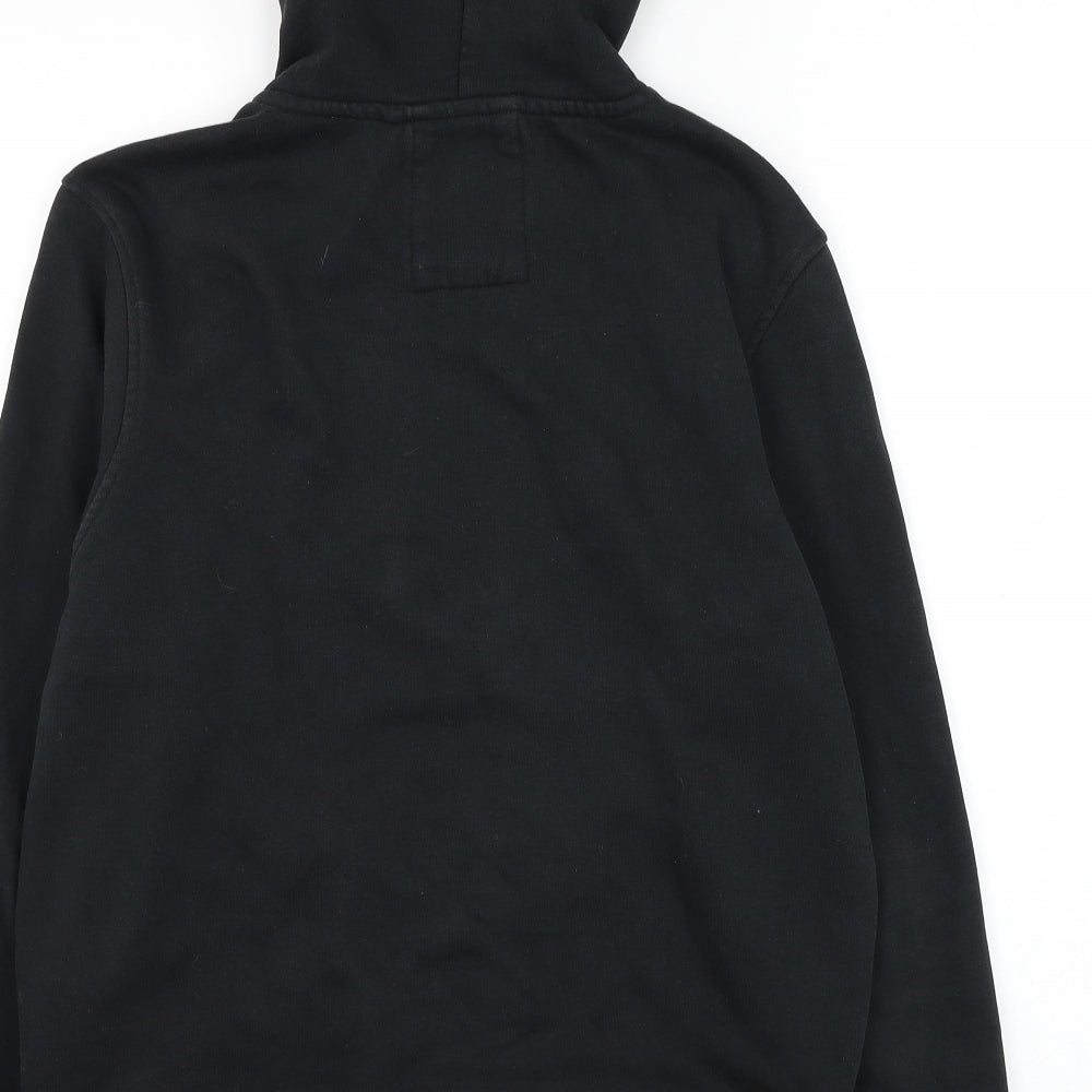 Luke 1977 Mens Black Cotton Pullover Hoodie Size S