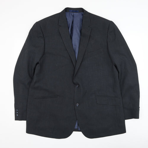 Taylor & Wright Mens Grey Polyester Jacket Suit Jacket Size 46