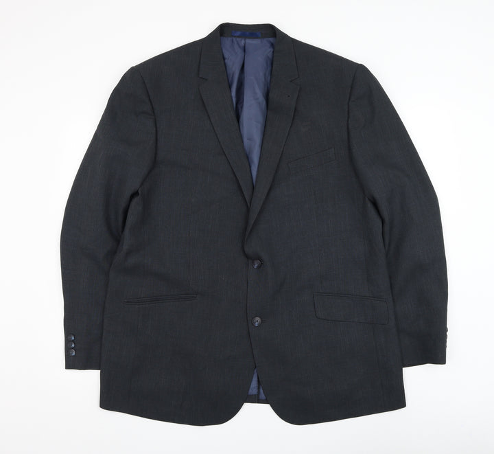 Taylor & Wright Mens Grey Polyester Jacket Suit Jacket Size 46