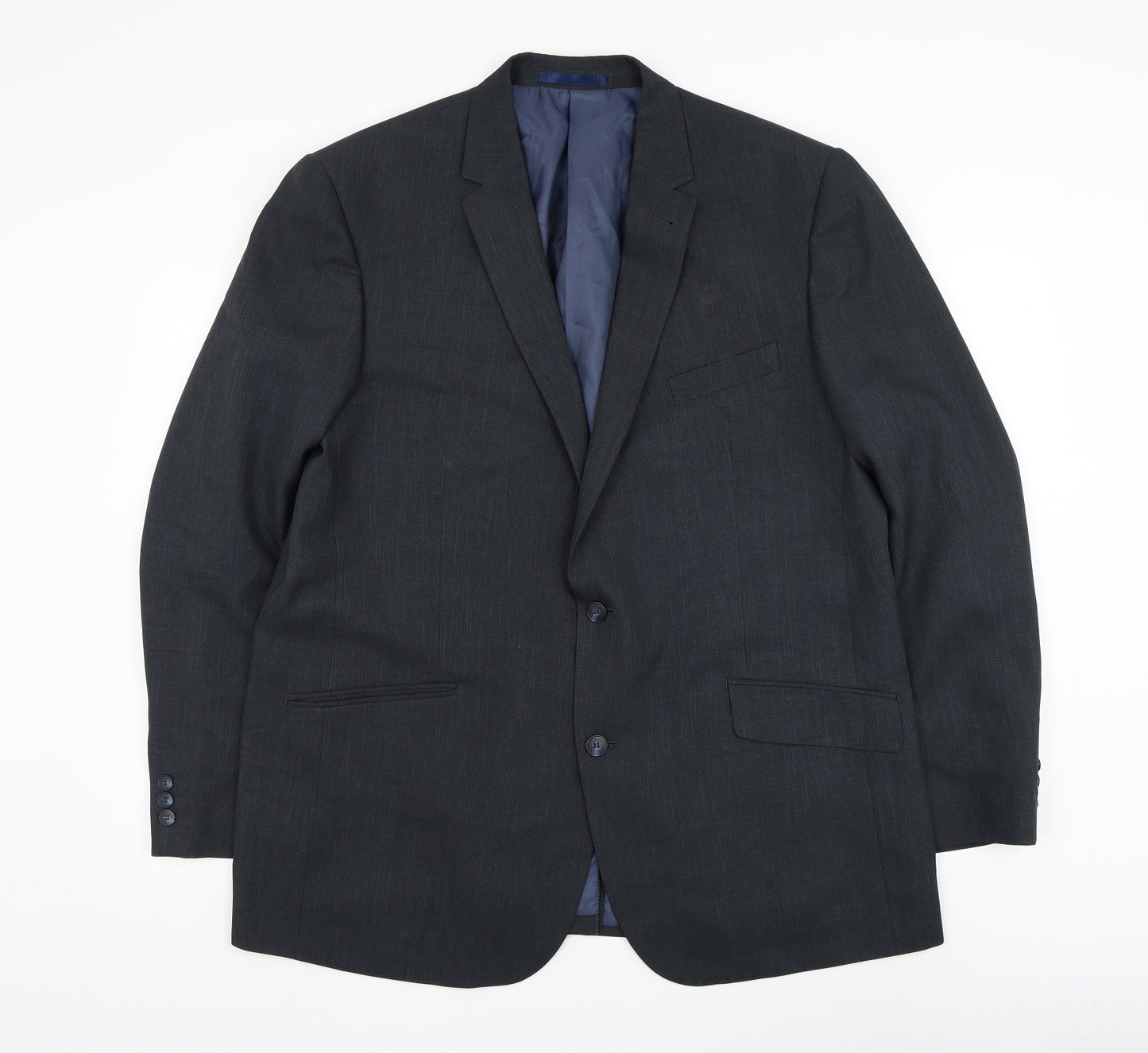 Taylor & Wright Mens Grey Polyester Jacket Suit Jacket Size 46