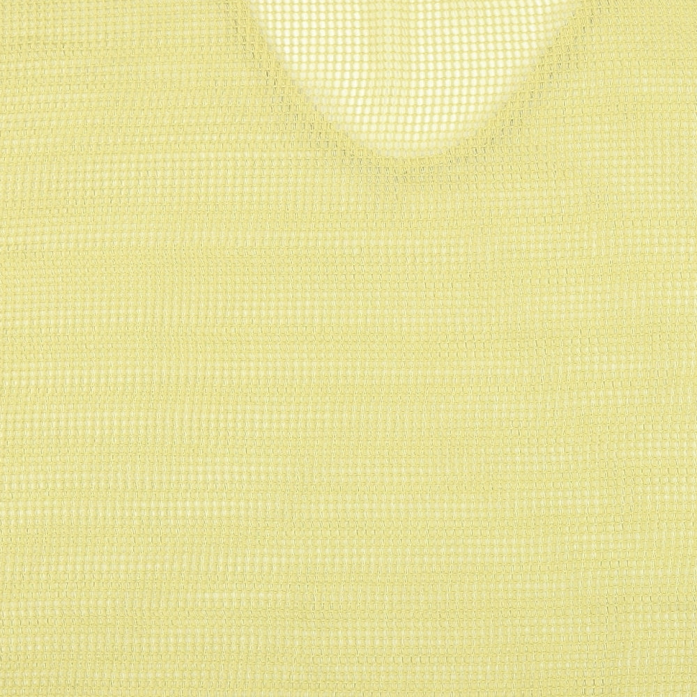 NEXT Womens Yellow V-Neck Polyester Pullover Jumper Size 20