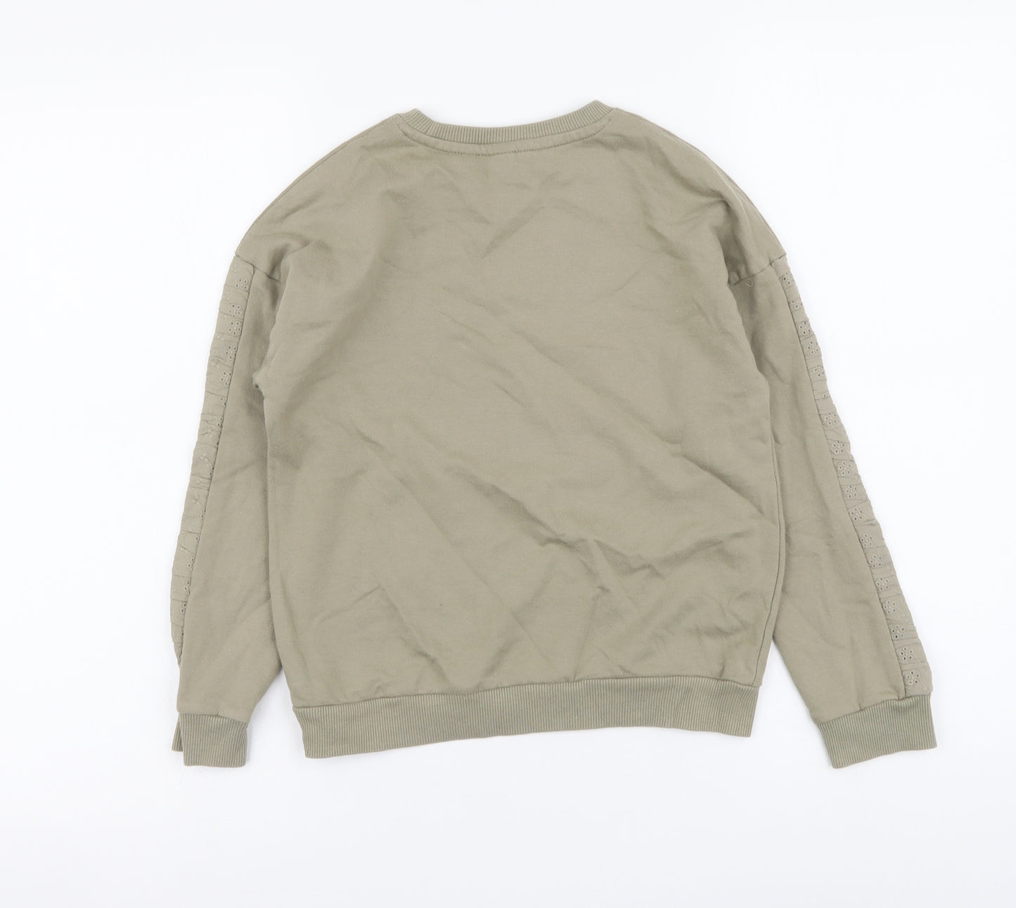 TU Girls Grey Cotton Pullover Sweatshirt Size 9 Years Pullover