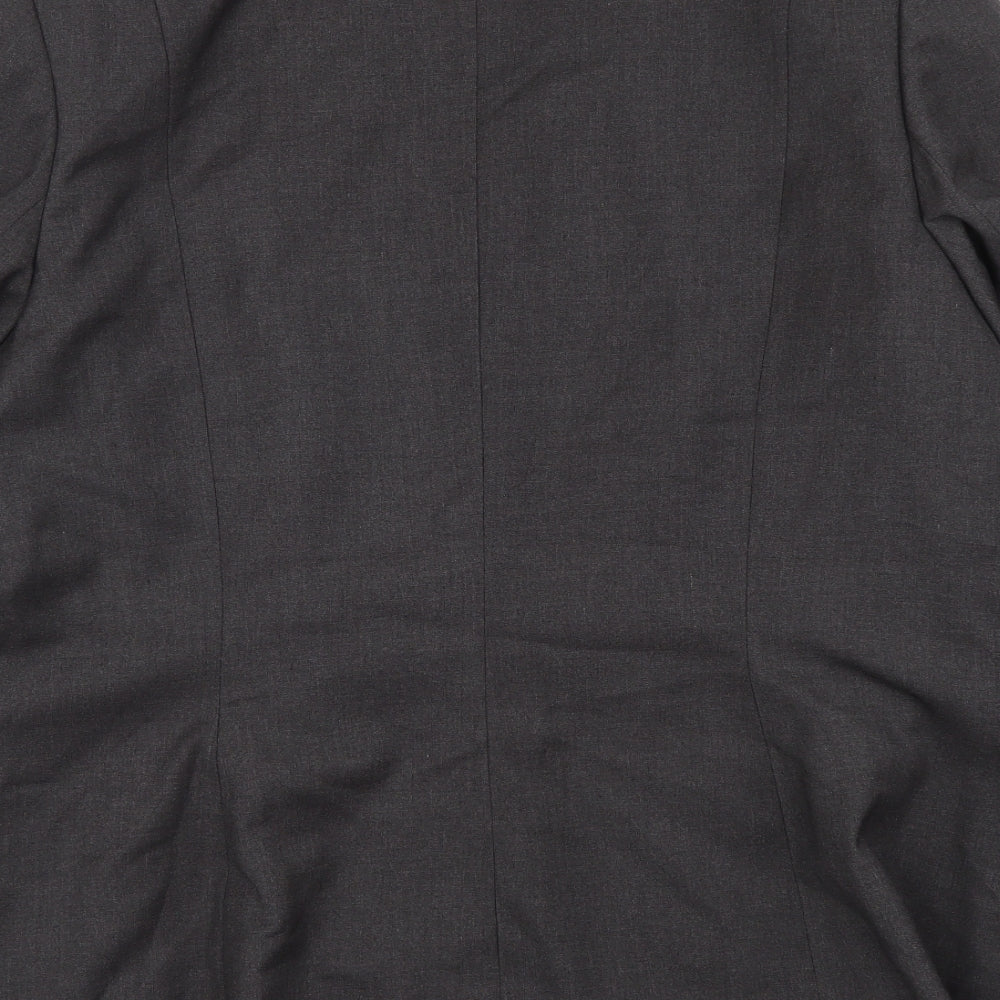 Marks and Spencer Womens Grey Polyester Jacket Suit Jacket Size 18