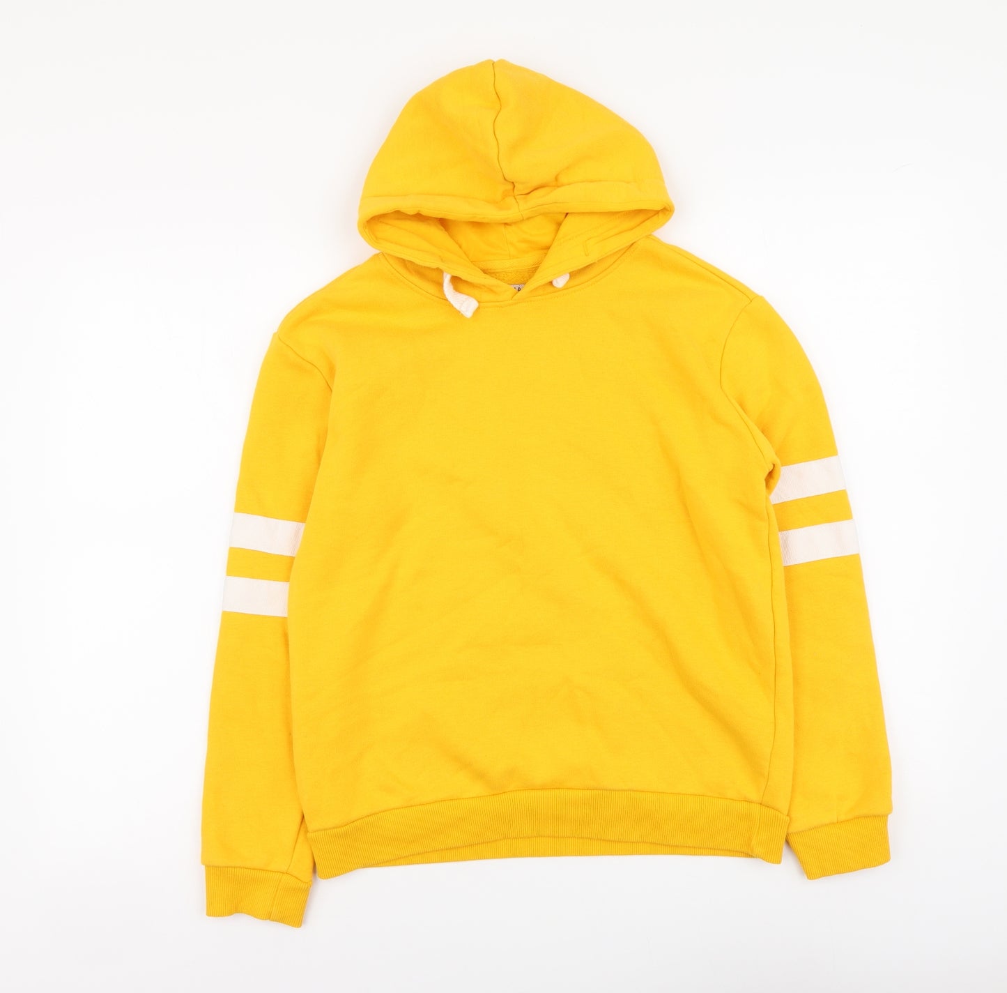 Primark Boys Yellow Cotton Pullover Hoodie Size 12-13 Years Pullover