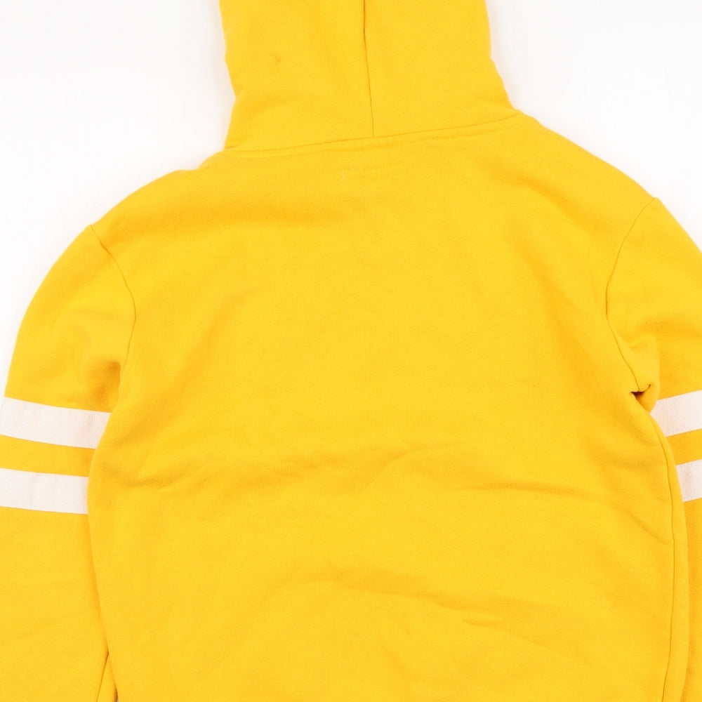 Primark Boys Yellow Cotton Pullover Hoodie Size 12-13 Years Pullover
