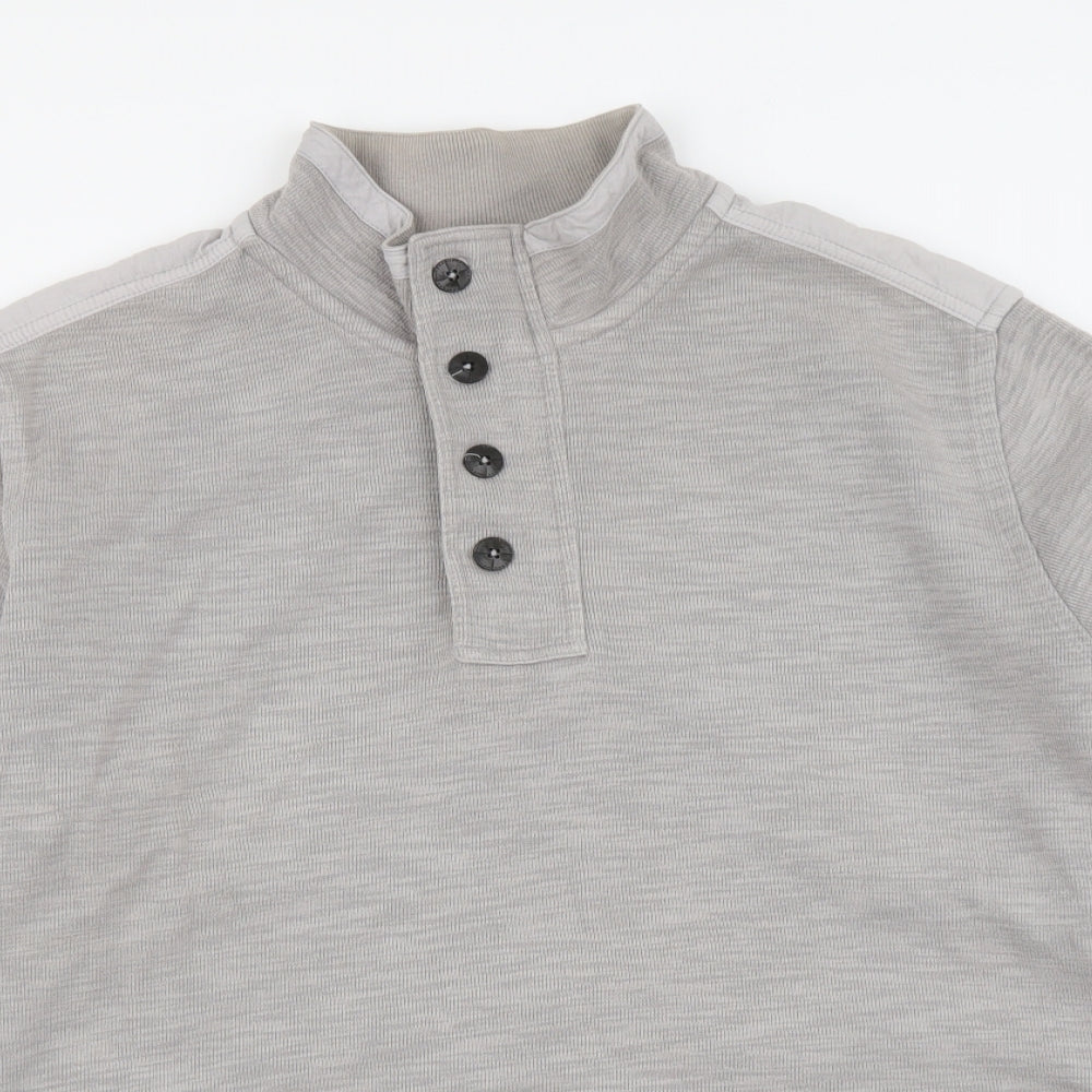 Ben Sherman Mens Grey Cotton Pullover Sweatshirt Size 2XL