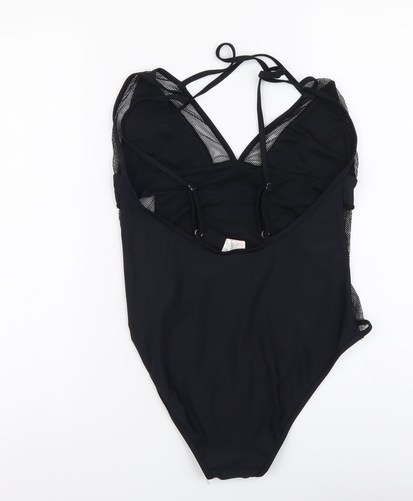 Boohoo Womens Black Polyester One Piece Size 12