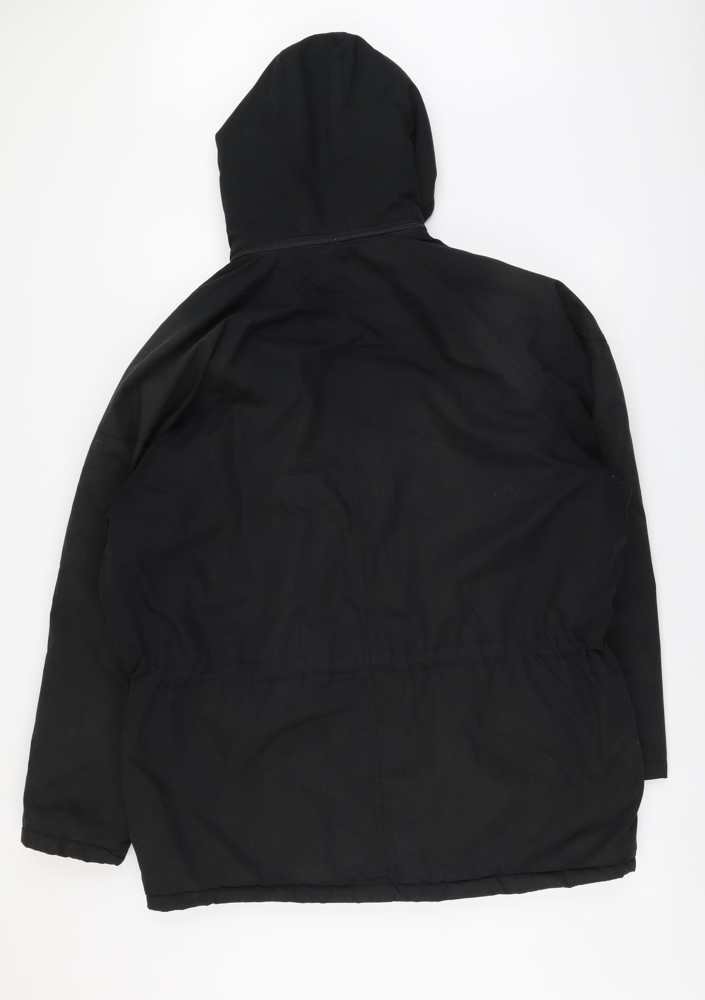 Berkertex Mens Black Jacket Coat Size L Zip