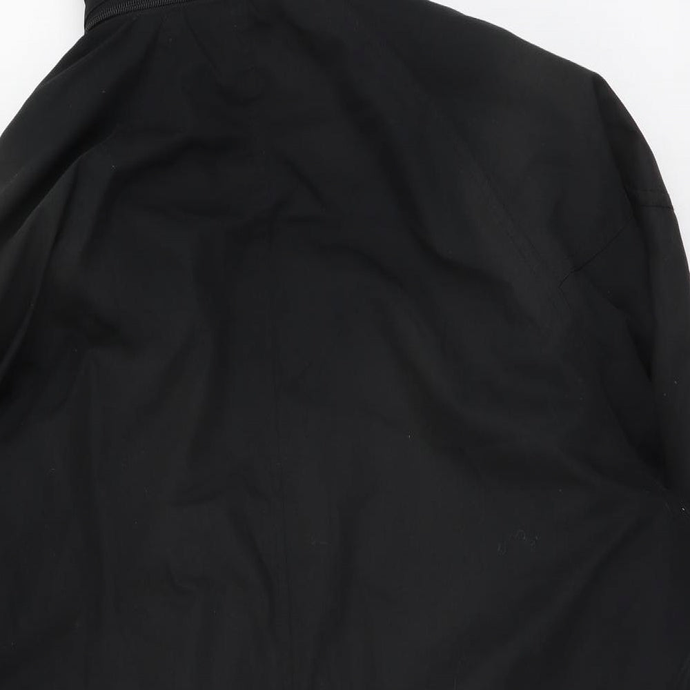 Berkertex Mens Black Jacket Coat Size L Zip
