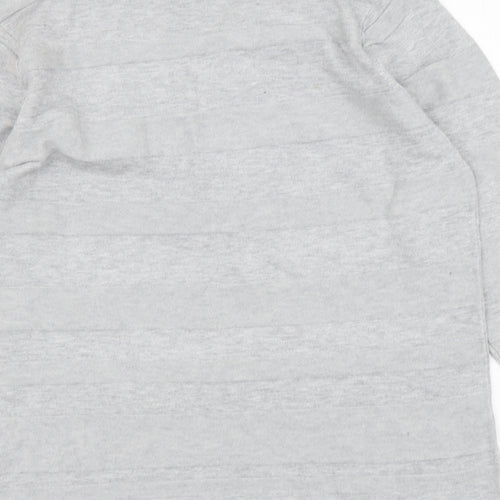 BHS Womens Grey Round Neck Viscose Pullover Jumper Size 14