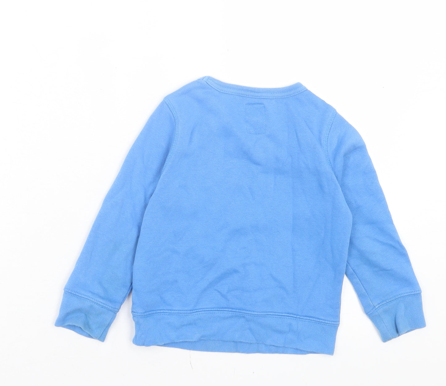 Gap Boys Blue Cotton Pullover Sweatshirt Size 4 Years Pullover