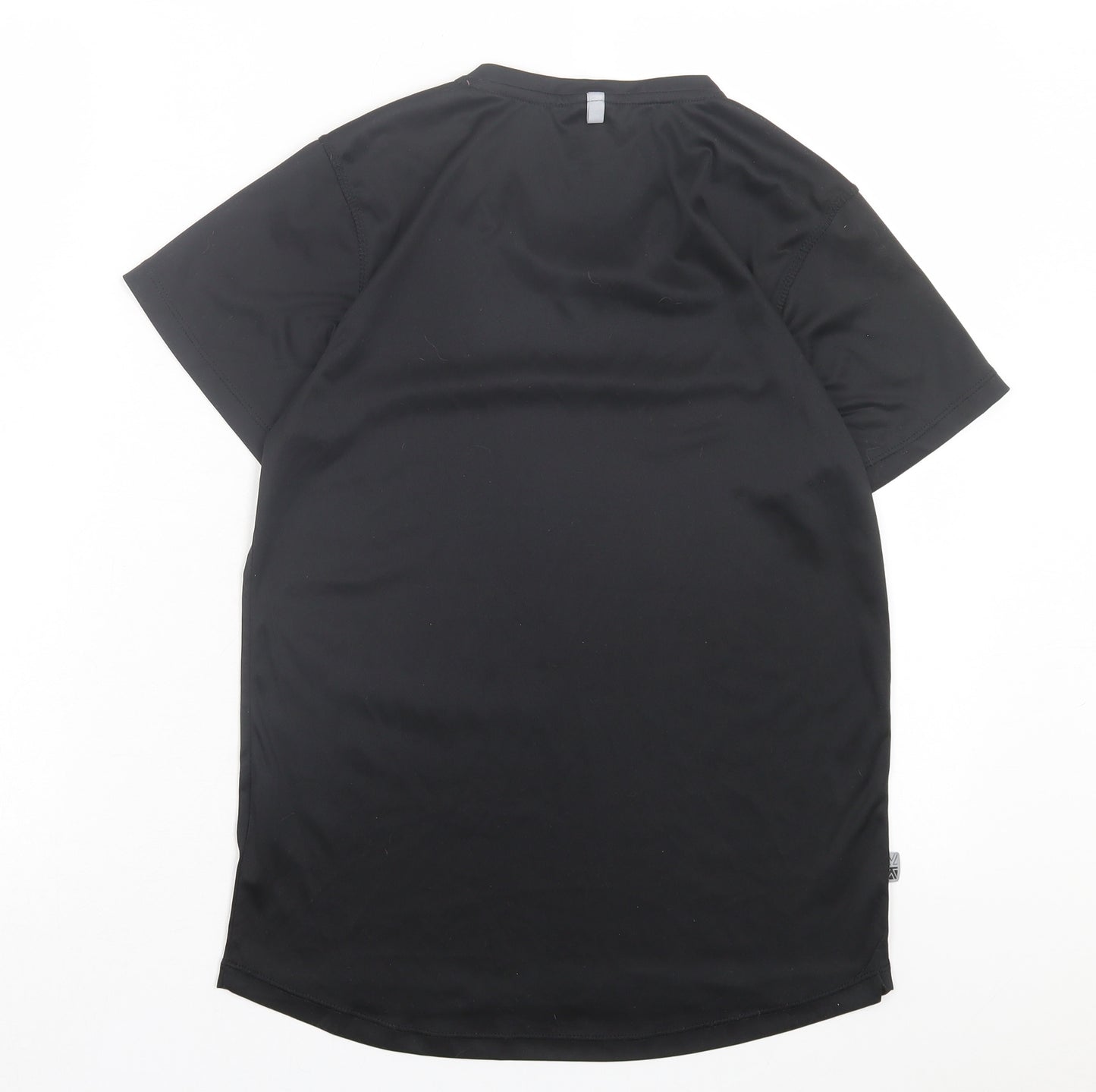 Karrimor Womens Black Polyester Basic T-Shirt Size 12 Crew Neck Pullover
