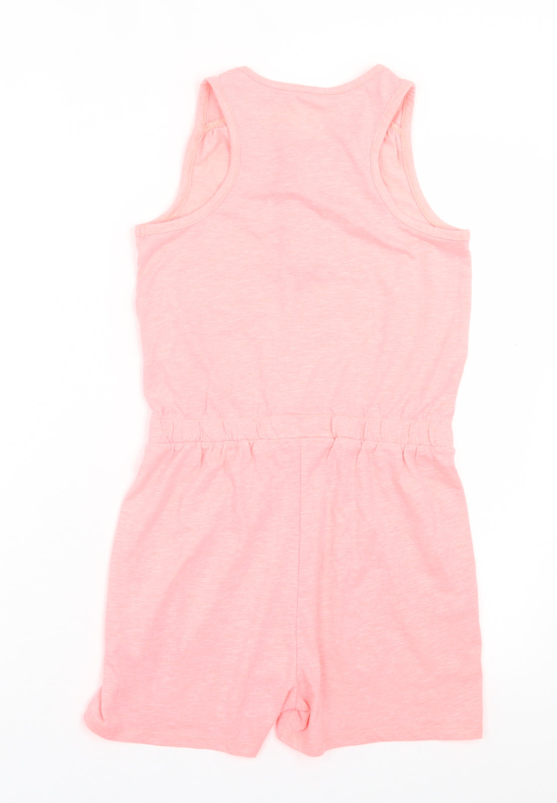 George Girls Pink Polyester Playsuit One-Piece Size 11-12 Years Button