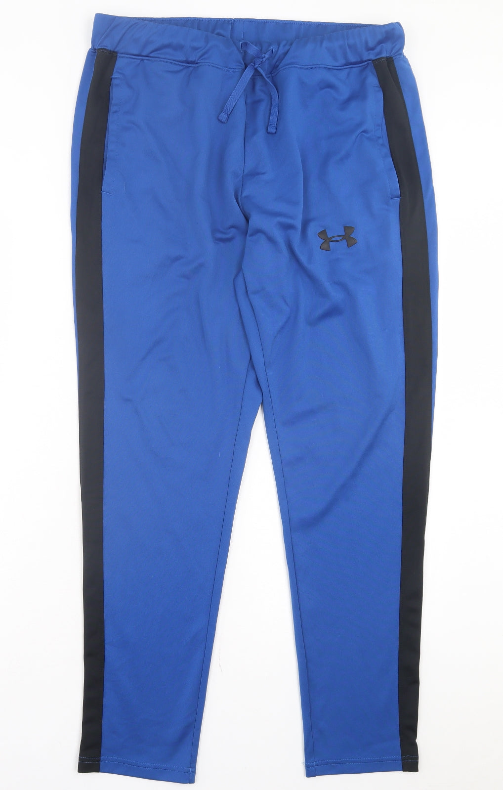 Under armour Mens Blue Polyester Jogger Trousers Size L L30 in Regular Drawstring
