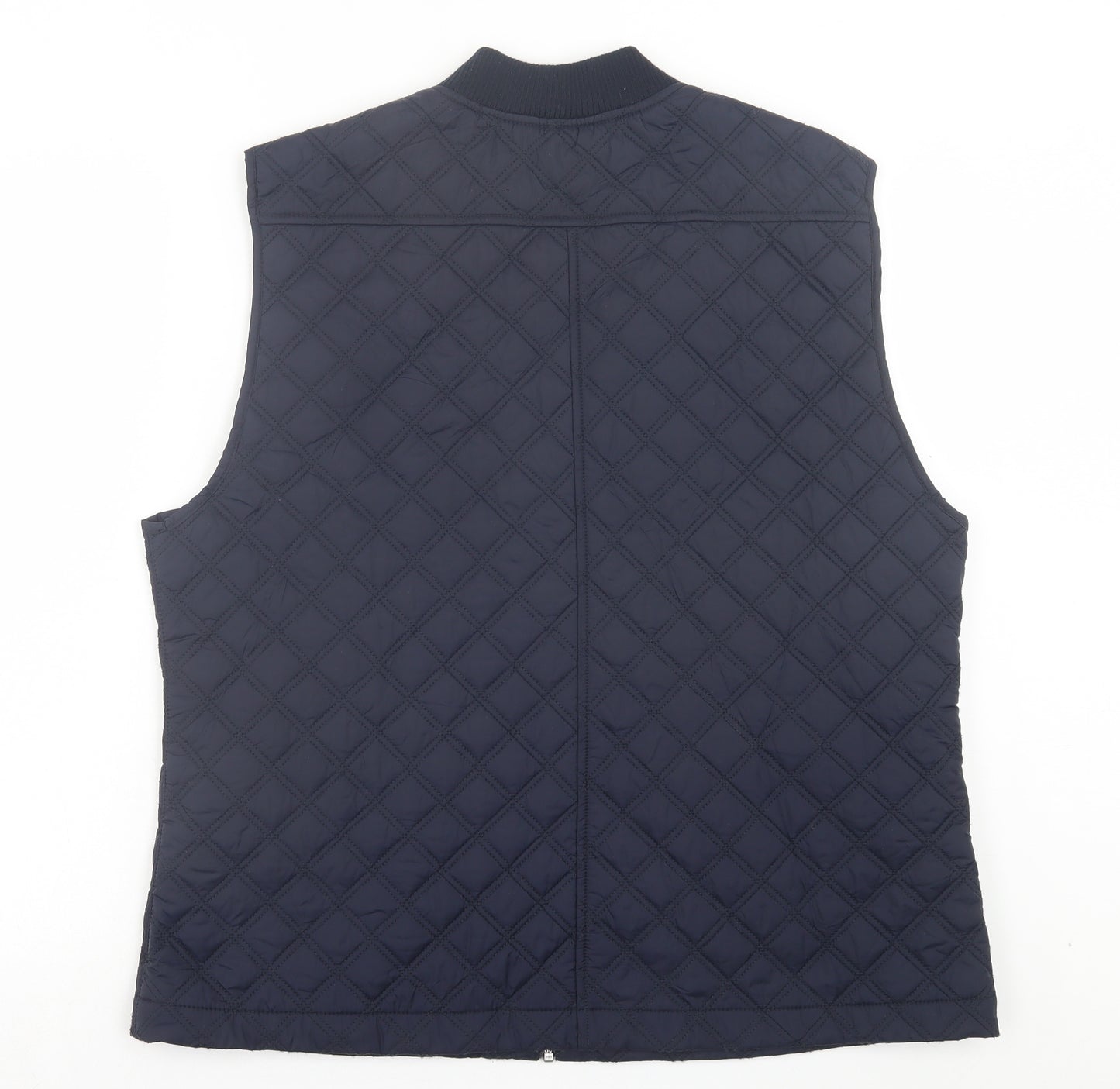 Linea Mens Blue Gilet Jacket Size XL Zip