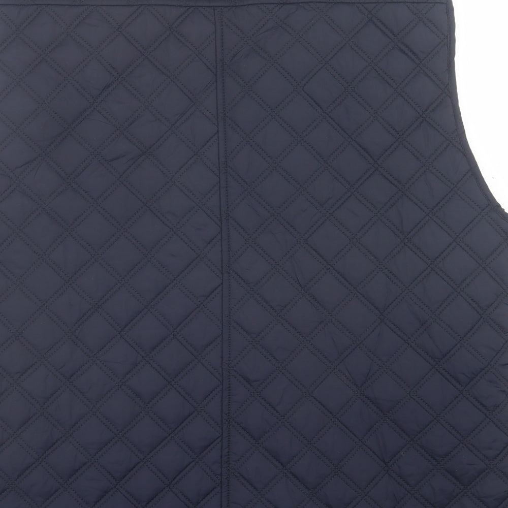 Linea Mens Blue Gilet Jacket Size XL Zip