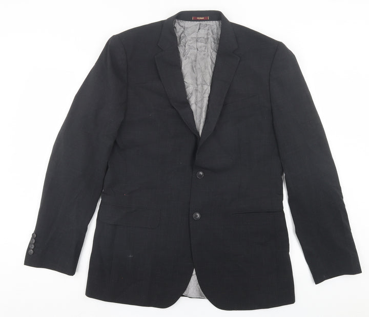Raymond Mens Grey Wool Jacket Suit Jacket Size 40