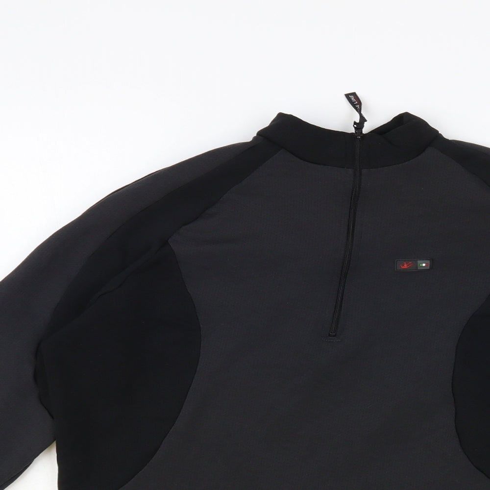 Bicycle Line Mens Black Polyester Pullover Sweatshirt Size M