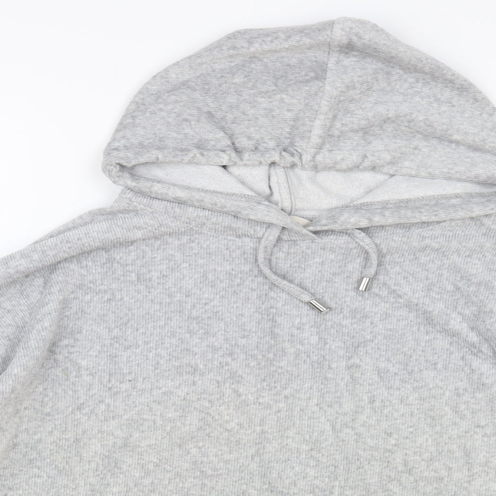 TU Womens Grey Cotton Pullover Hoodie Size 14 Pullover