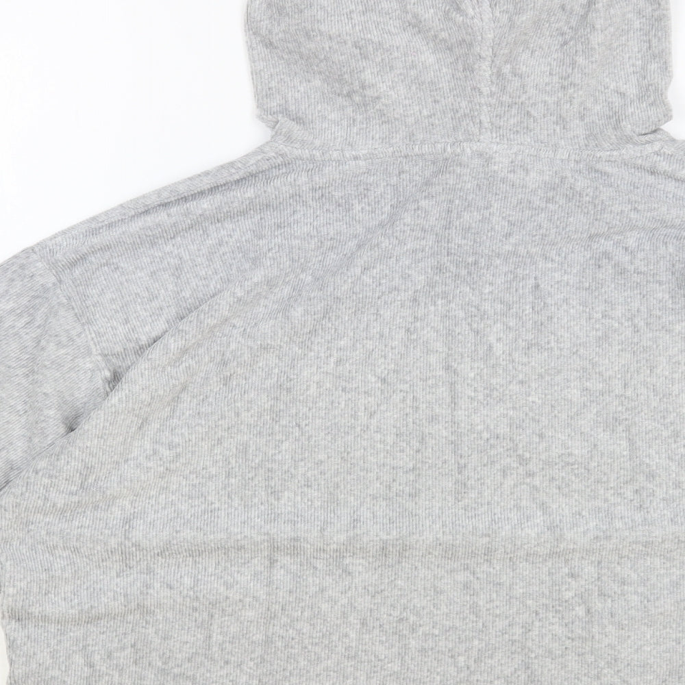 TU Womens Grey Cotton Pullover Hoodie Size 14 Pullover