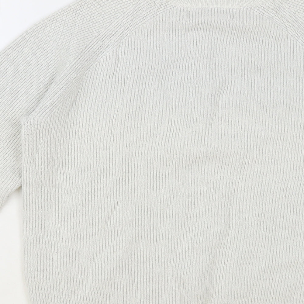 Primark Mens Grey Crew Neck Cotton Pullover Jumper Size S