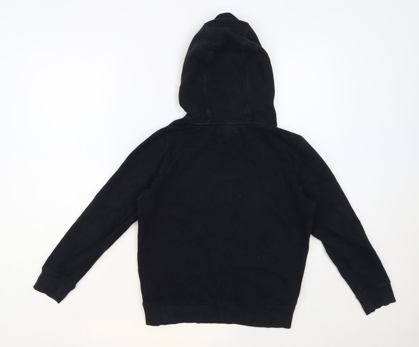 NEXT Boys Black Cotton Pullover Hoodie Size 10 Years Pullover - The Future is now