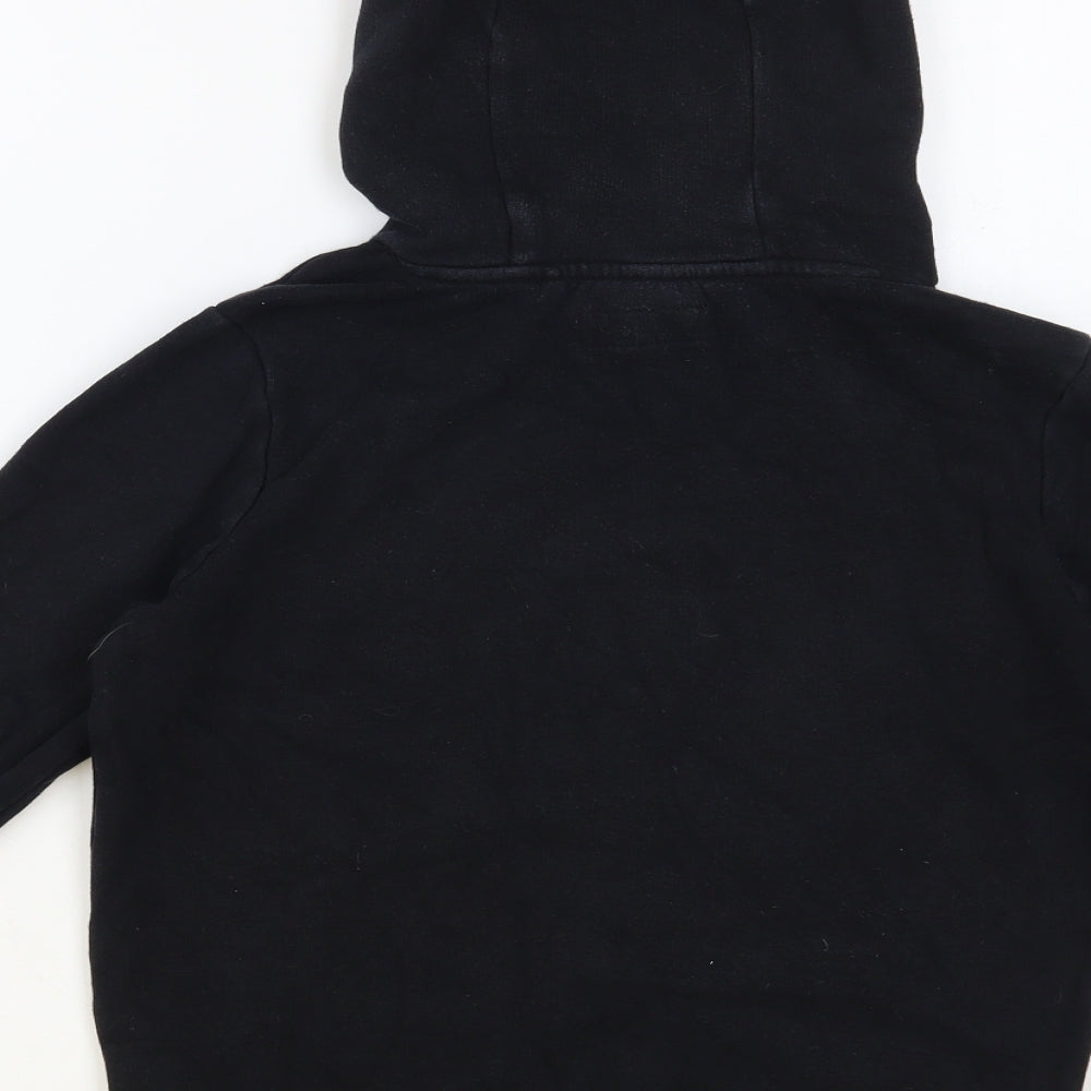 NEXT Boys Black Cotton Pullover Hoodie Size 10 Years Pullover - The Future is now