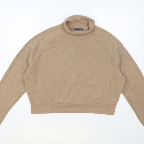 Primark Womens Beige Cotton Pullover Sweatshirt Size 14 Pullover