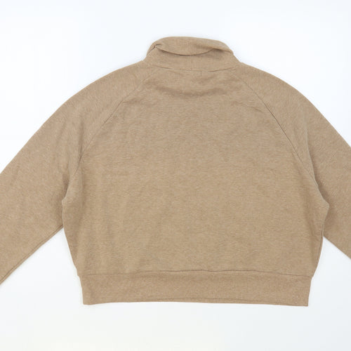 Primark Womens Beige Cotton Pullover Sweatshirt Size 14 Pullover