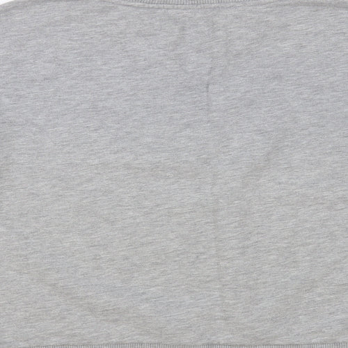 Very Womens Grey Cotton Pullover Sweatshirt Size 10 Pullover