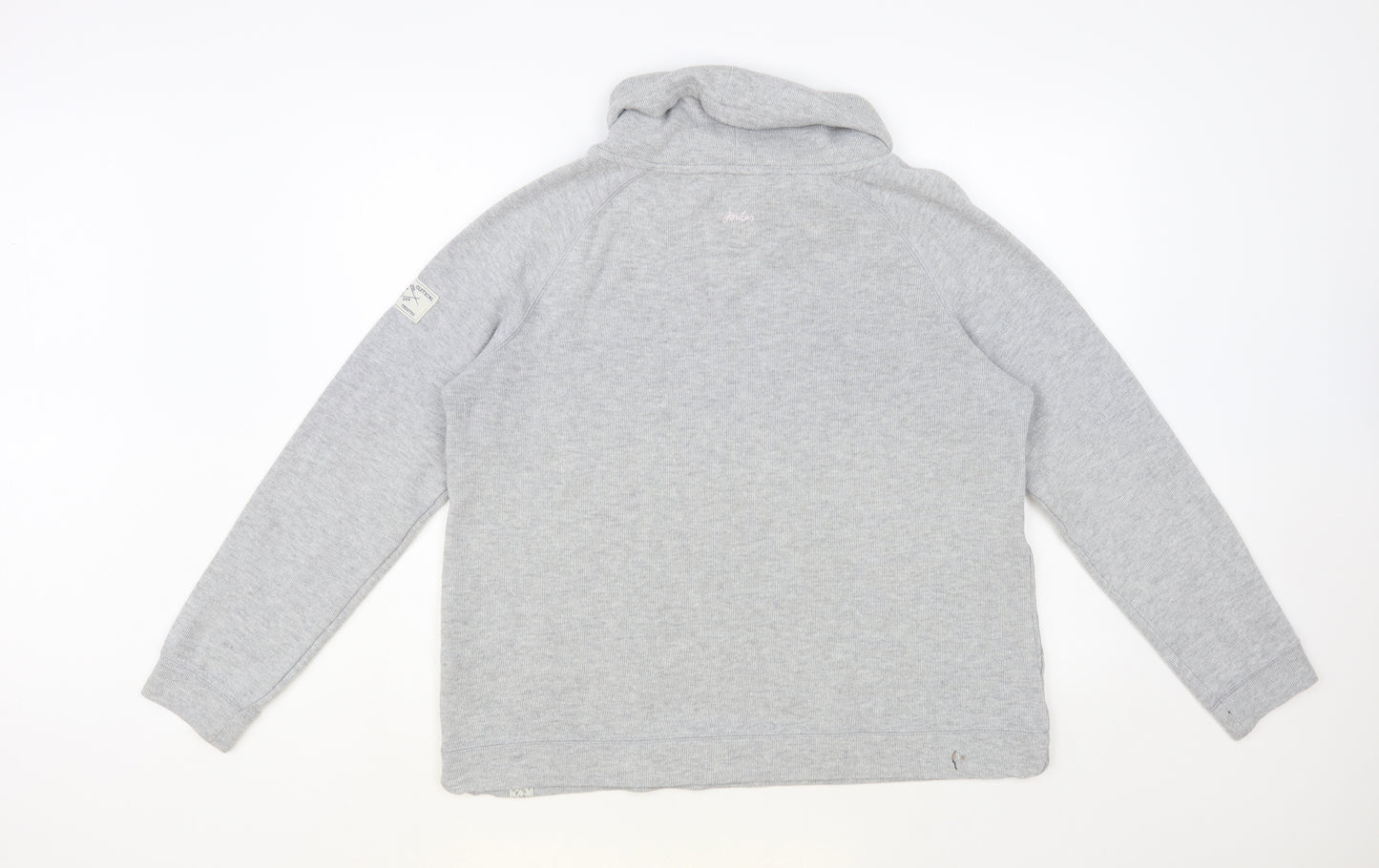 Joules Womens Grey Cotton Pullover Sweatshirt Size 16 Pullover