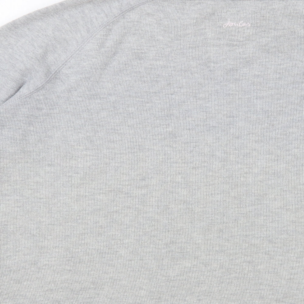 Joules Womens Grey Cotton Pullover Sweatshirt Size 16 Pullover