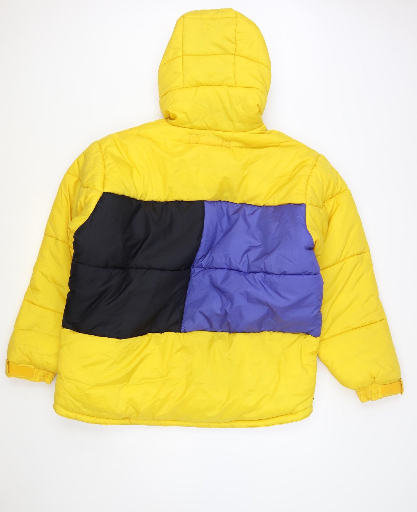 Georgio Rivera Mens Multicoloured Puffer Jacket Jacket Size XL Zip - Colourblock