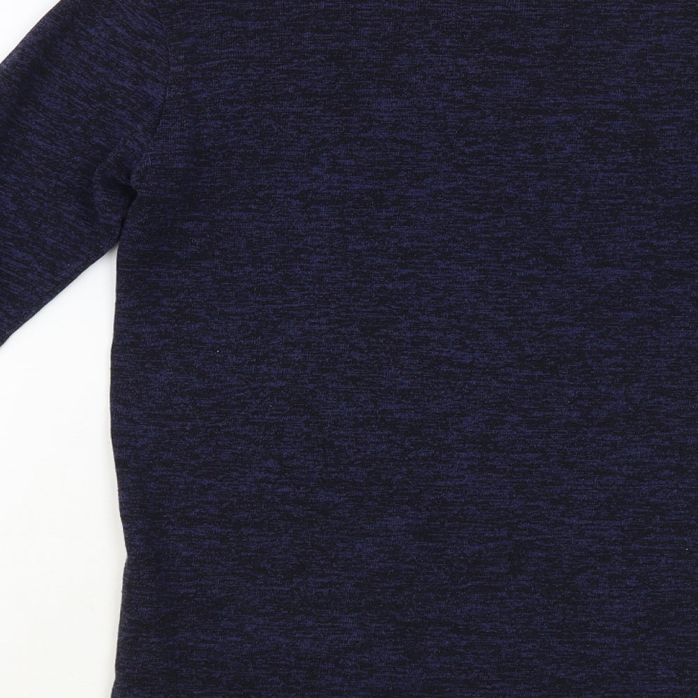 H&M Mens Blue Crew Neck Acrylic Pullover Jumper Size XS
