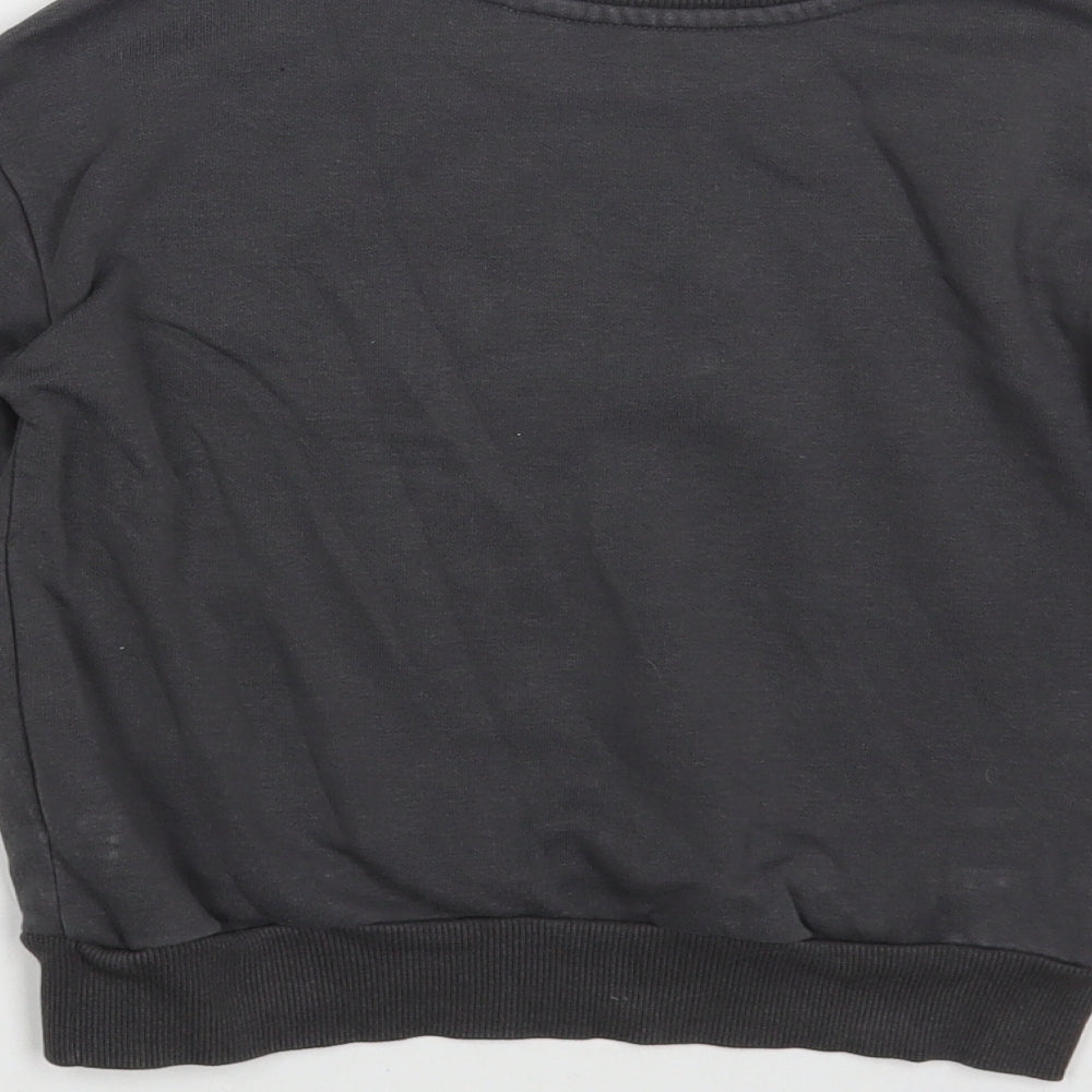 George Boys Grey Cotton Pullover Sweatshirt Size 2-3 Years Pullover - Cute Lion
