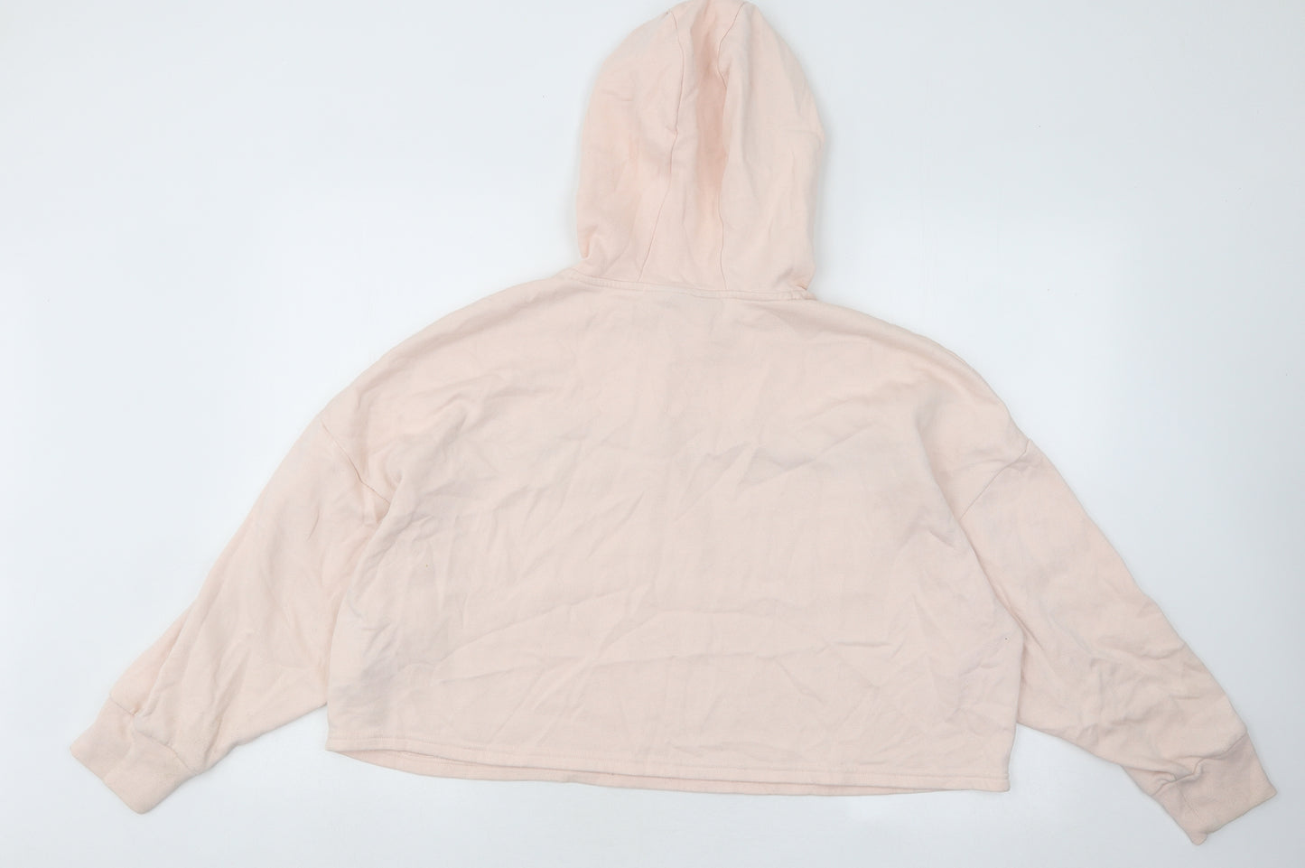 Under armour Womens Pink Cotton Pullover Hoodie Size M Pullover