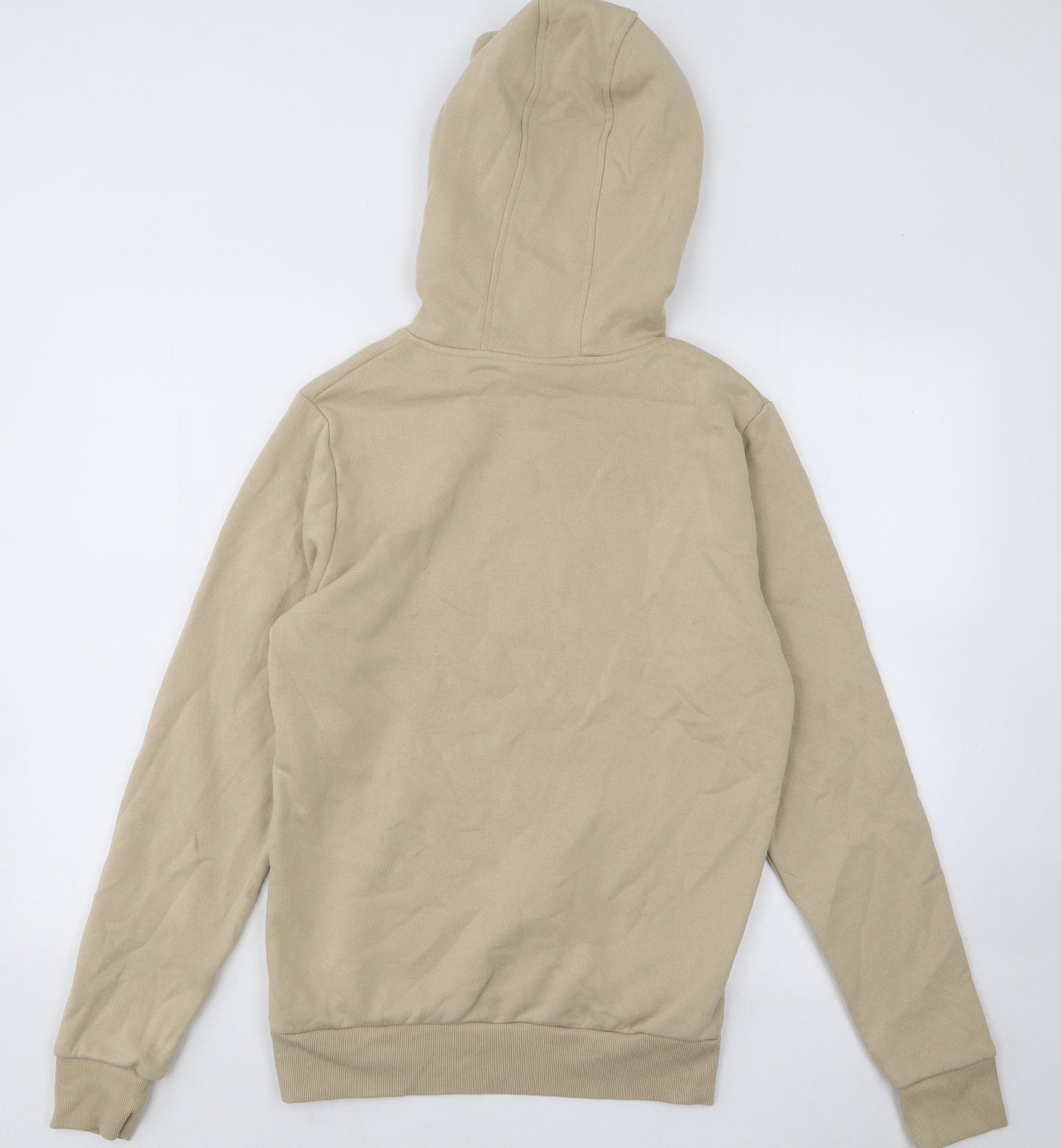 Primark Womens Beige Cotton Pullover Hoodie Size S Lace Up - Spongebob Squarepants