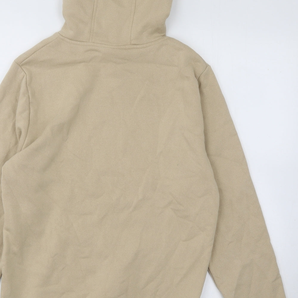 Primark Womens Beige Cotton Pullover Hoodie Size S Lace Up - Spongebob Squarepants