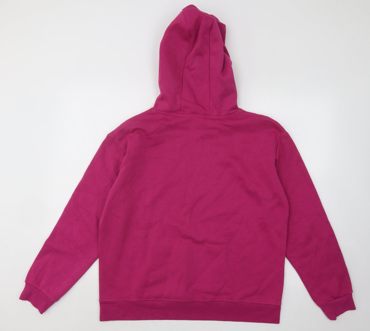 Primark Womens Pink Cotton Pullover Hoodie Size 12 Pullover