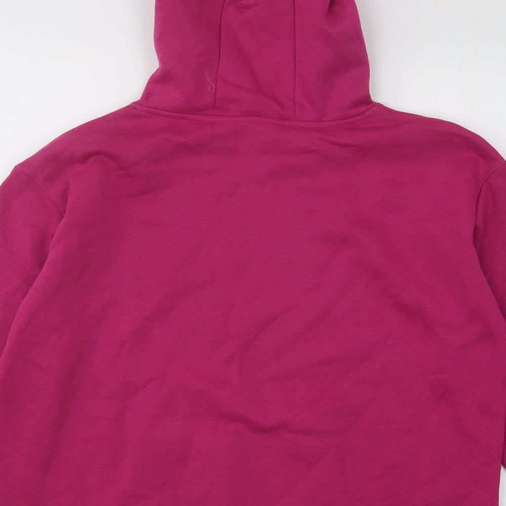 Primark Womens Pink Cotton Pullover Hoodie Size 12 Pullover