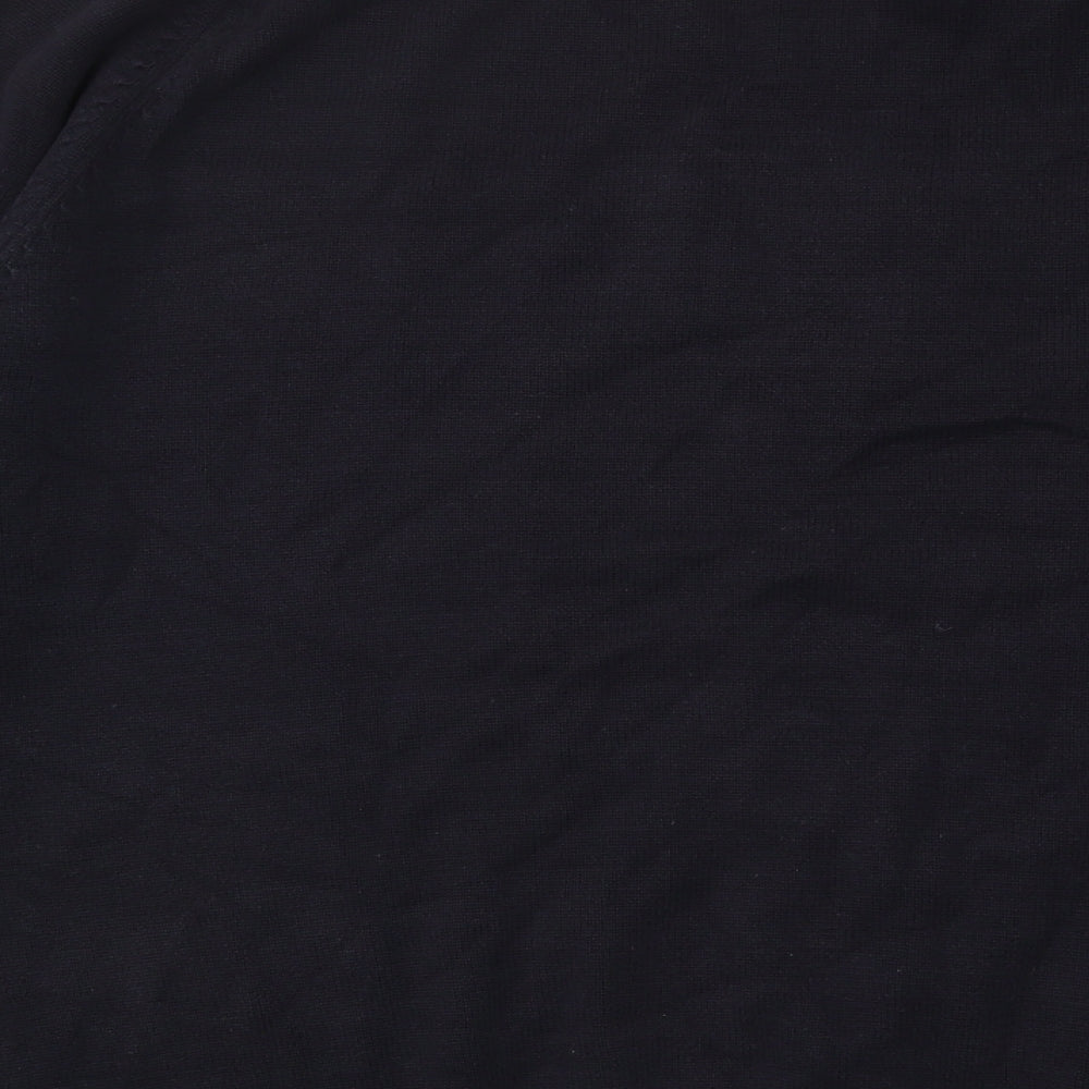 Rockport Mens Blue Round Neck Cotton Pullover Jumper Size L