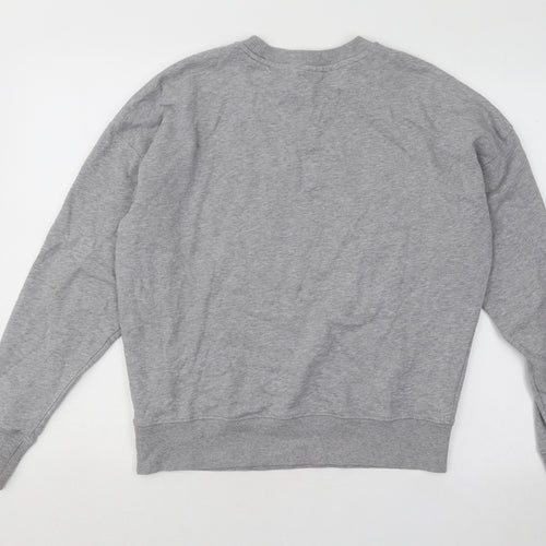 IVY PARK Womens Grey Cotton Pullover Sweatshirt Size S Pullover