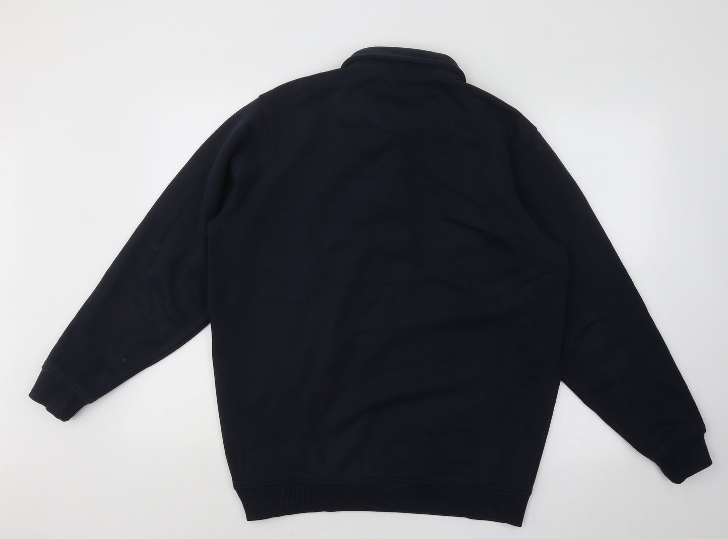 EWM Mens Blue Cotton Pullover Sweatshirt Size M