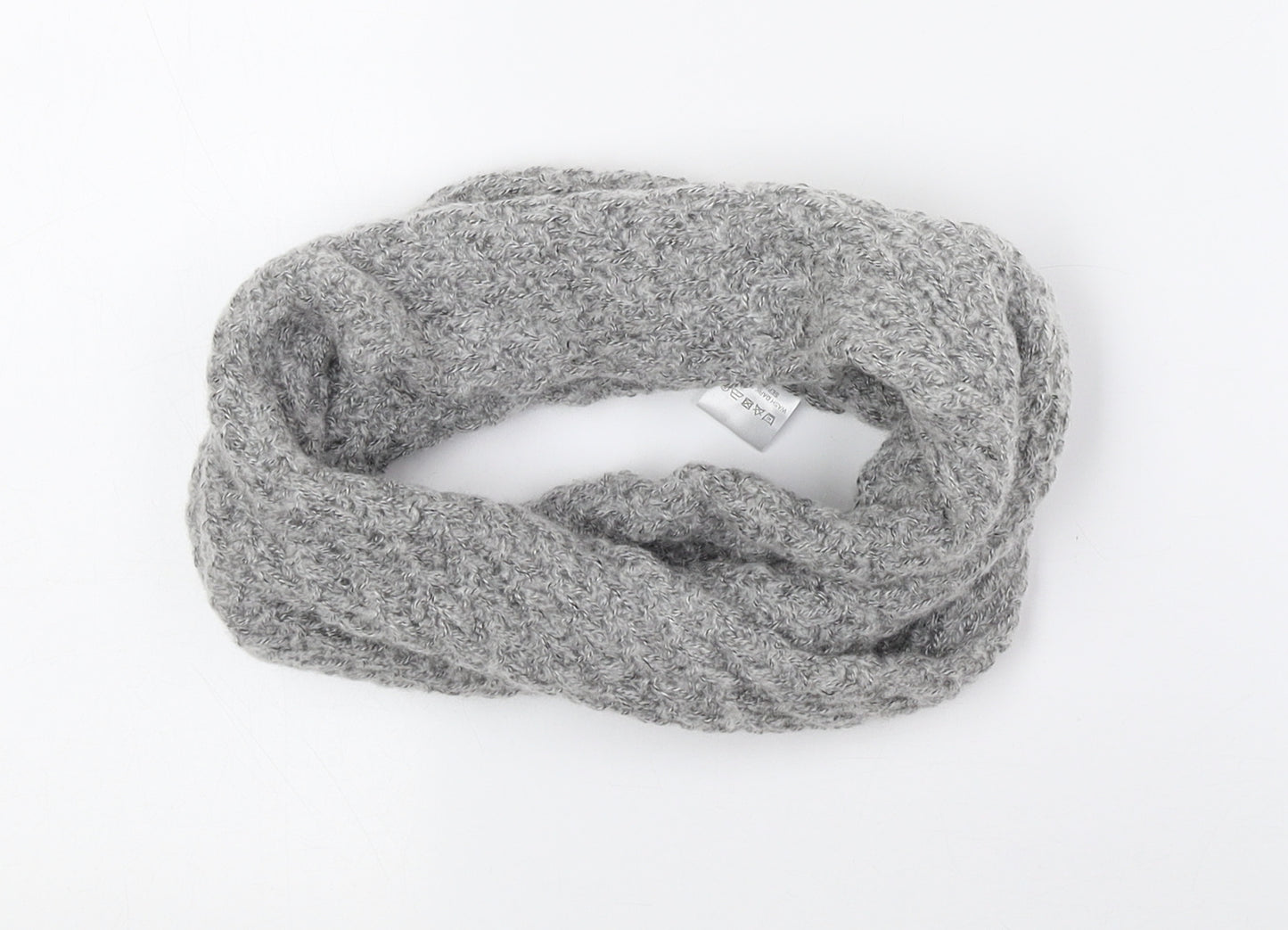Preworn Unisex Grey Acrylic Scarf - Snood
