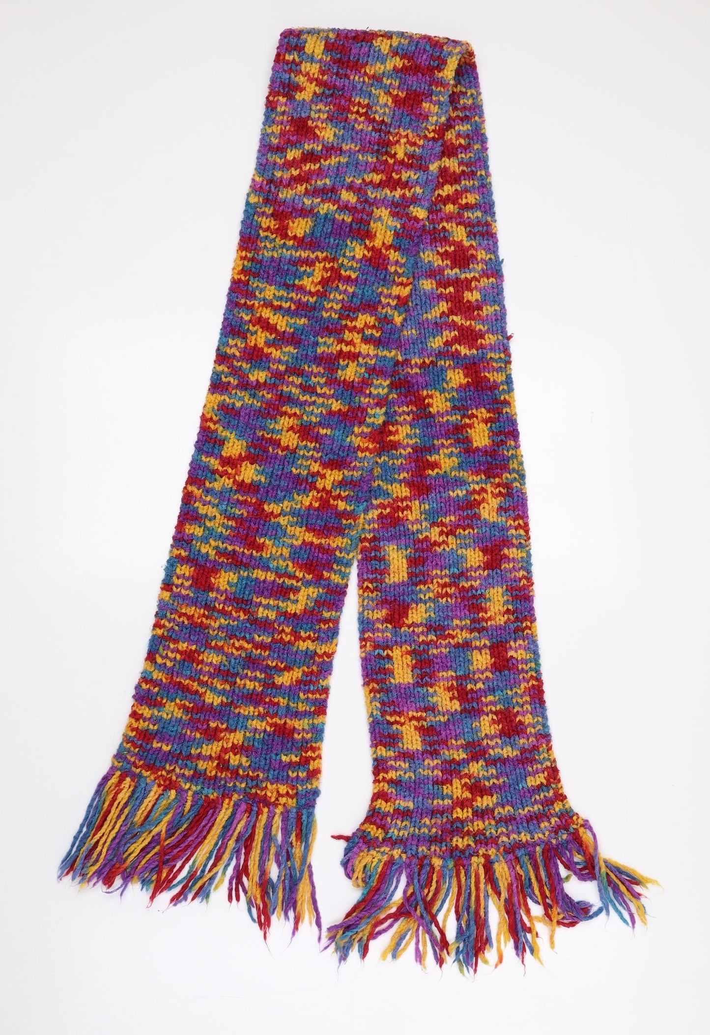 Preworn Unisex Multicoloured Polyester Scarf
